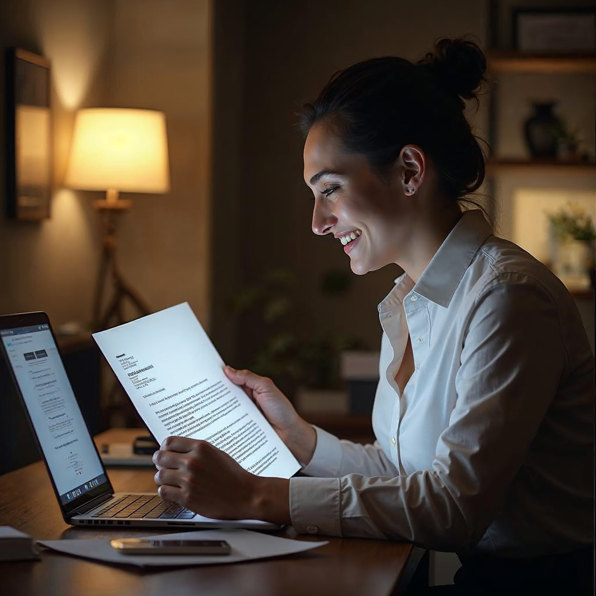 Résultats JobXpress — candidature réussie